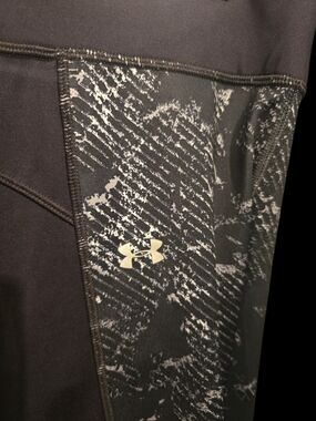 Under Armour Black & White Patterned Training Leggings